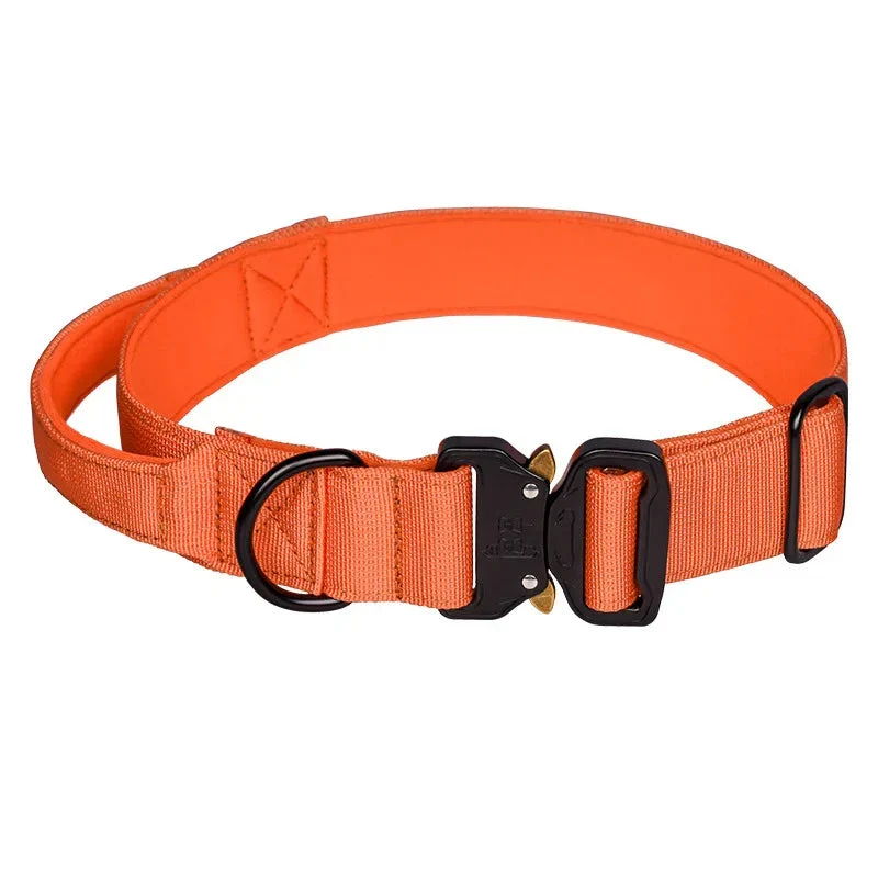 Tactical Collar Nylon Pet Release Buckle Outdoor Dog Collar