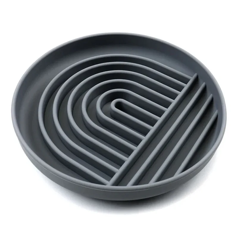 Slowdown Slow Feeder Silicone Pet Dog Bowl