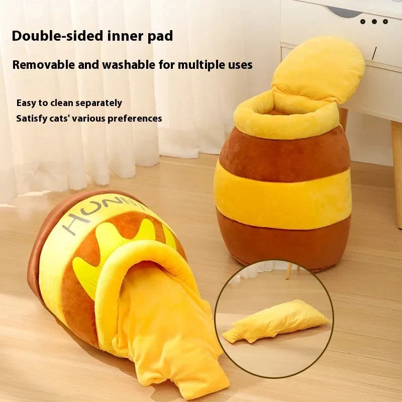 Honey Pot Cat Nest Pet Warm Dog House