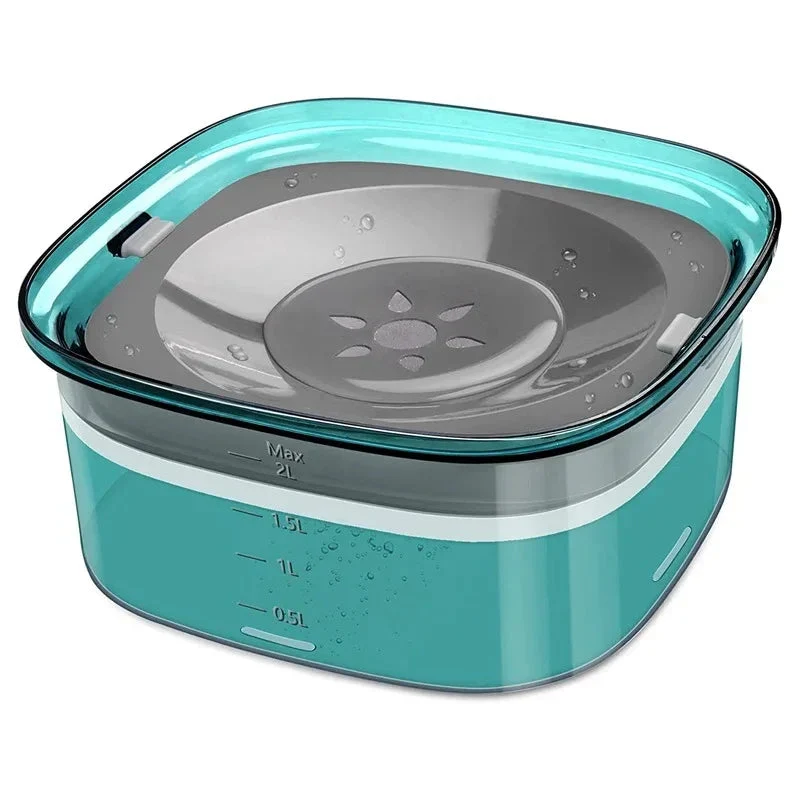 Pet Dog Splash-Proof Water Bowl