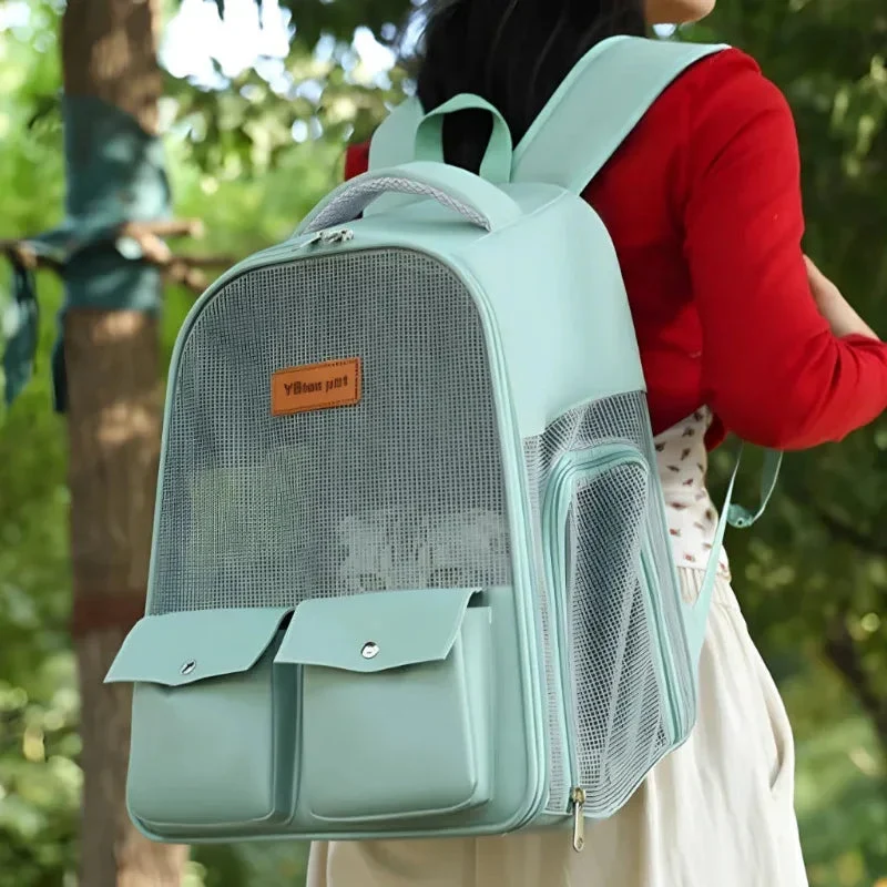 Breathable Large Capacity Backpack Foldable Pet Bag