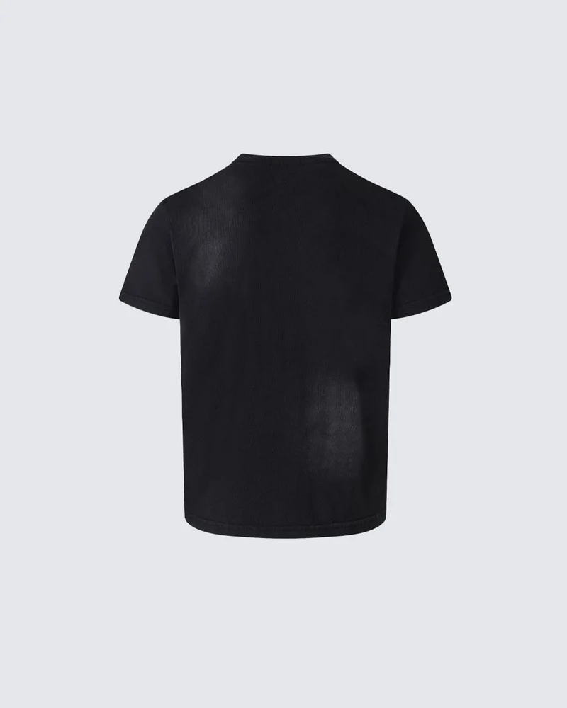 Cross Cutout Graphic T-Shirt