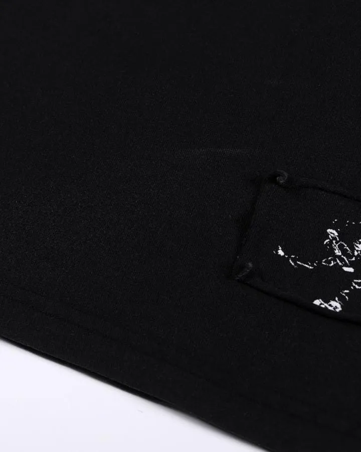 Cross Cutout Graphic T-Shirt