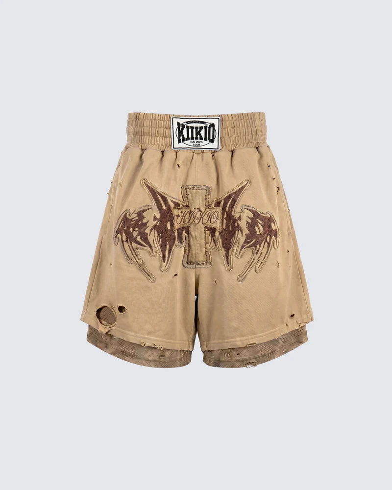 BARREN Series | Apocalyptic Pilgrimage Cross Layered Shorts