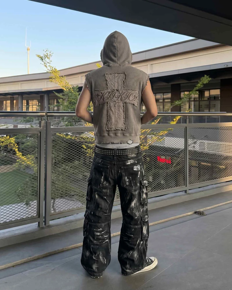 BARREN Series | Apocalyptic Pilgrimage Cargo Wide Pants