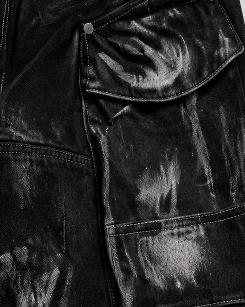 BARREN Series | Apocalyptic Pilgrimage Cargo Wide Pants