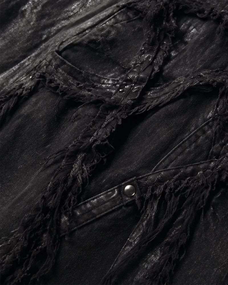 BARREN Series | Apocalyptic Pilgrimage Distressed Wide Shorts