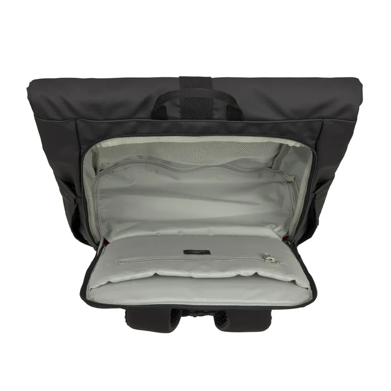 Rolltop Backpack Yoska schwarz