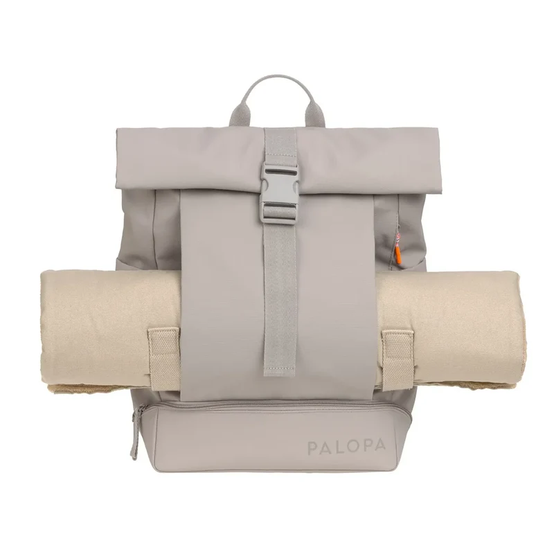 Rolltop Backpack Yoska taupe