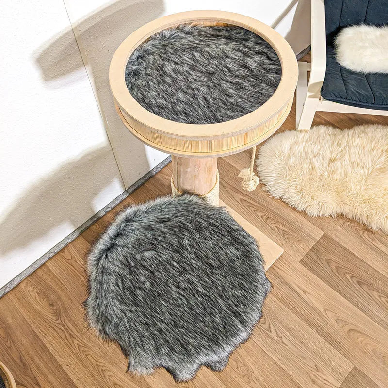 Naturkratzbaum 4250 Kratzbaum Natur Holz Design 102 cm hoch Katzenbaum