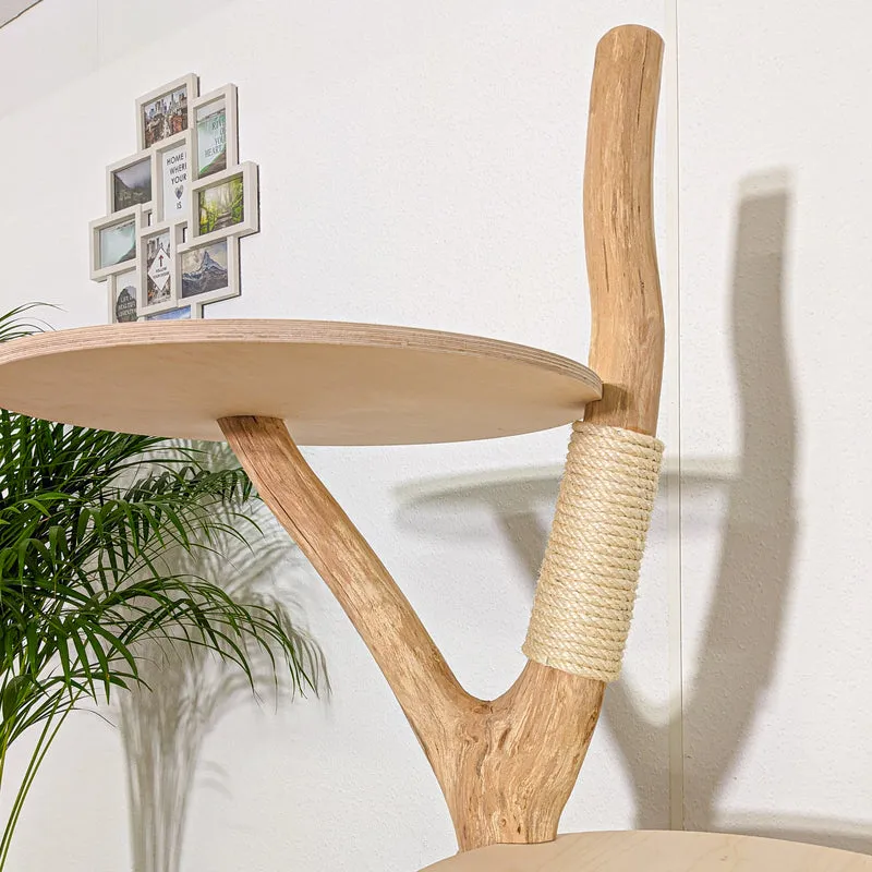 Naturkratzbaum 4248 Kratzbaum Natur Holz Design 170 cm hoch Katzenbaum