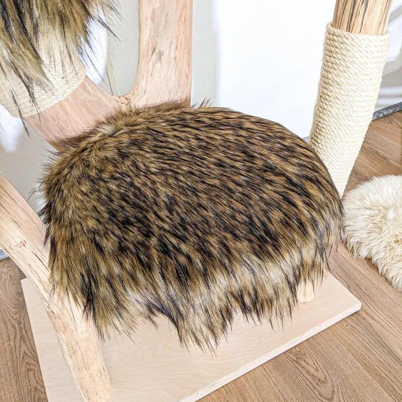 RESERVIERT + ÄNDERUNG Naturkratzbaum 4208 Kratzbaum Natur Holz Design 205 cm hoch Katzenbaum
