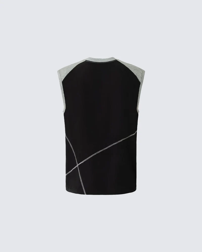 Deconstructed Stitched Ice-Feel Quick-Dry Summer Tank Top