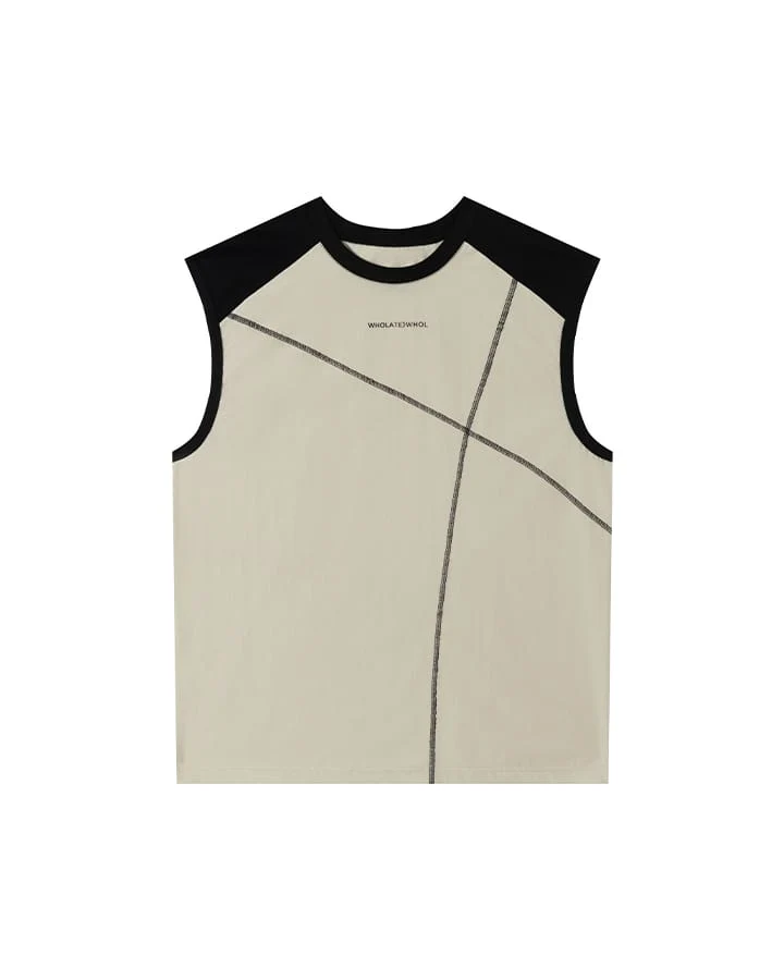 Deconstructed Stitched Ice-Feel Quick-Dry Summer Tank Top
