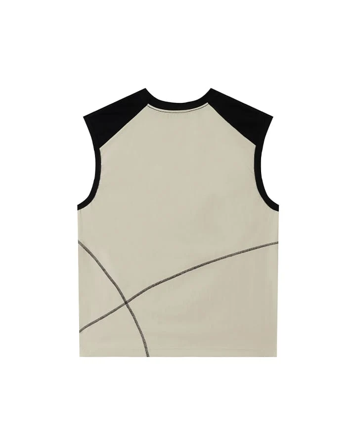 Deconstructed Stitched Ice-Feel Quick-Dry Summer Tank Top