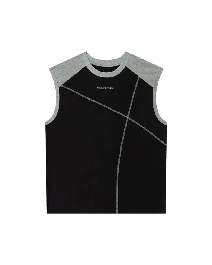 Deconstructed Stitched Ice-Feel Quick-Dry Summer Tank Top