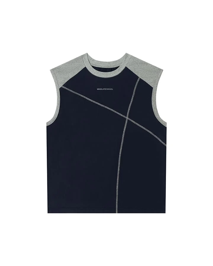 Deconstructed Stitched Ice-Feel Quick-Dry Summer Tank Top