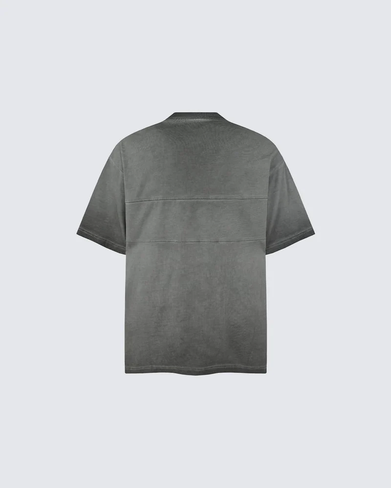 Utility Vintage Washed Double Pocket Henley Tee