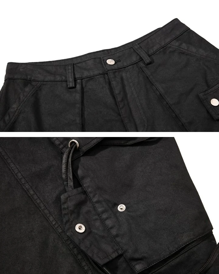 High-Street Drawstring Cargo Shorts