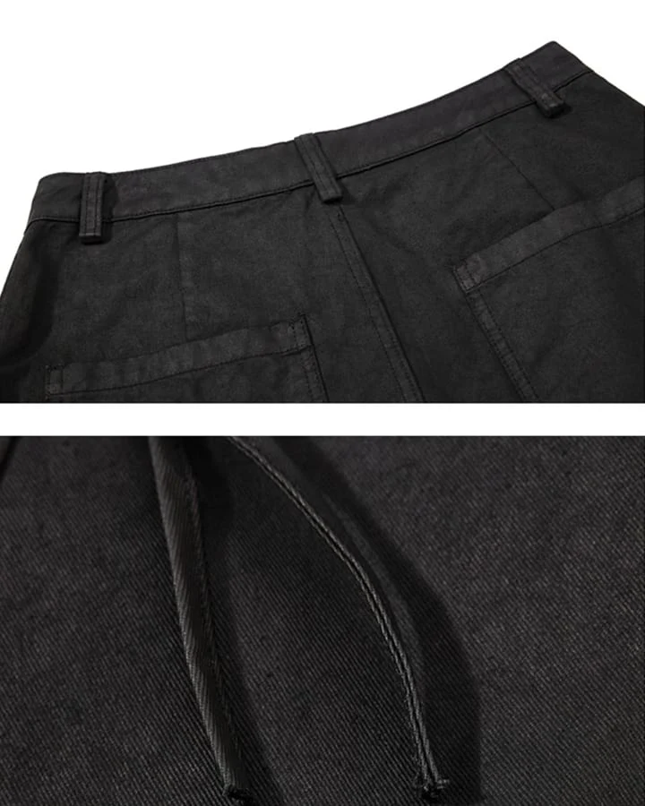 High-Street Drawstring Cargo Shorts