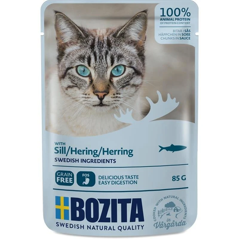 Bozita Pouch Katzenfutter Häppchen in Soße