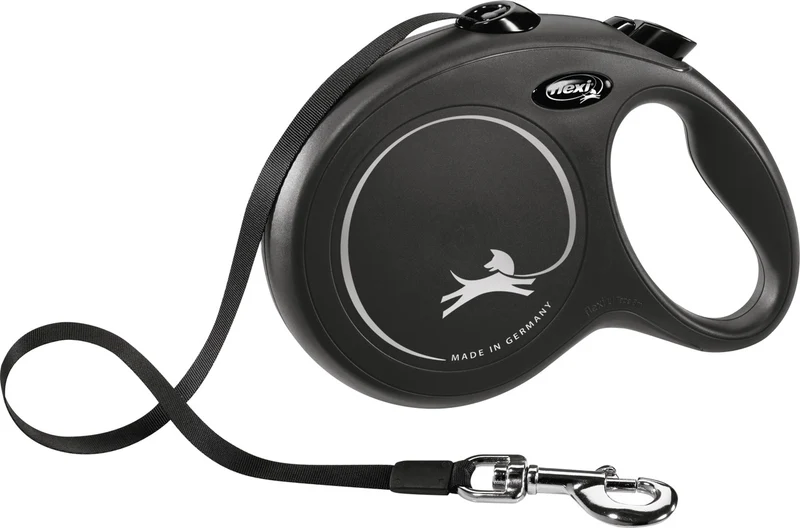 Flexi CLASSIC, Gurt - L: 8 m, schwarz
