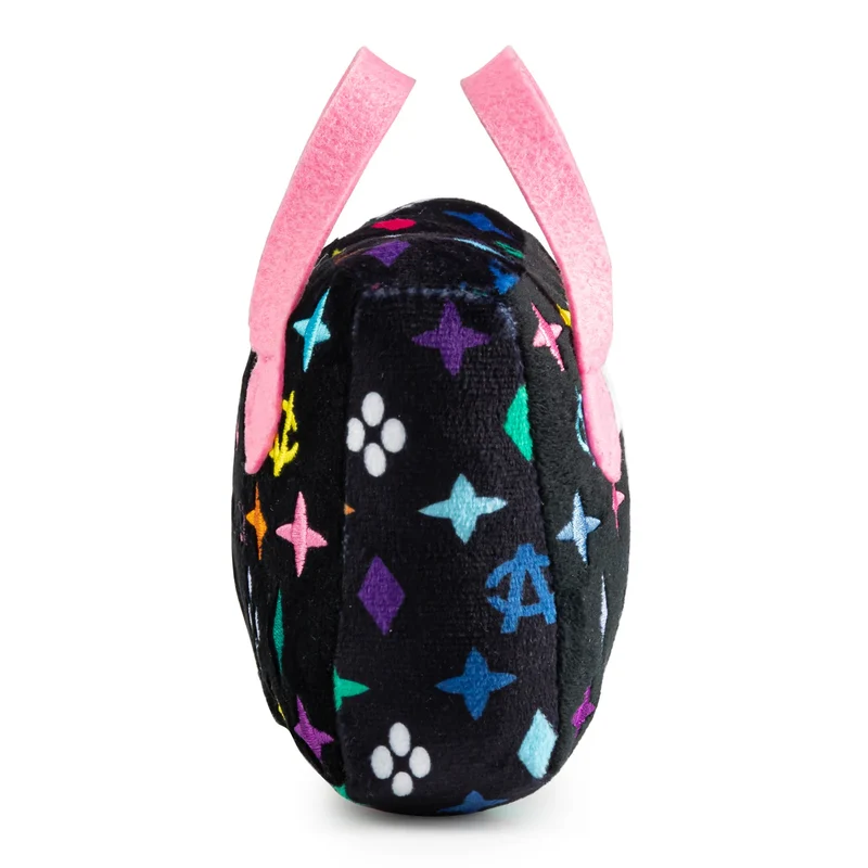 Chewy Vuiton Hundespielzeug Handtasche schwarz