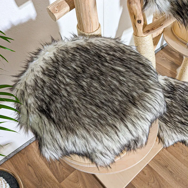 Naturkratzbaum 4215 Kratzbaum Natur Holz Design 185 cm hoch Katzenbaum