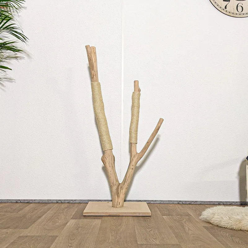 Kratzstamm 4154 Natur Holz Design Kratzbaum 122 cm hoch Naturkratzbaum