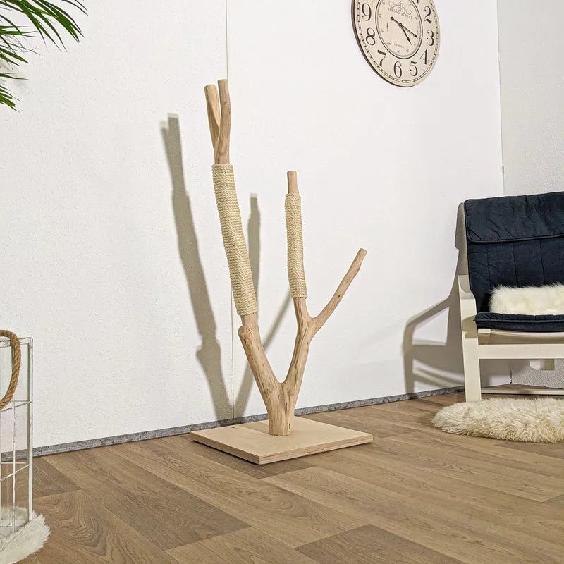 Kratzstamm 4154 Natur Holz Design Kratzbaum 122 cm hoch Naturkratzbaum