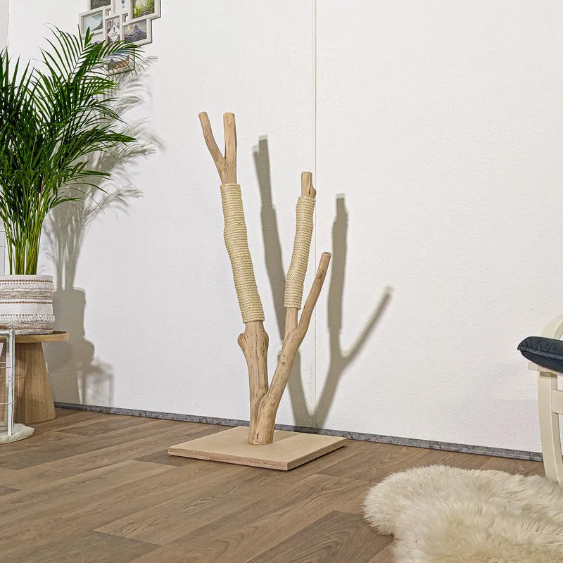 Kratzstamm 4154 Natur Holz Design Kratzbaum 122 cm hoch Naturkratzbaum