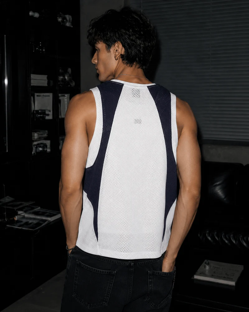 Breathable Mesh Athletic Tank Top