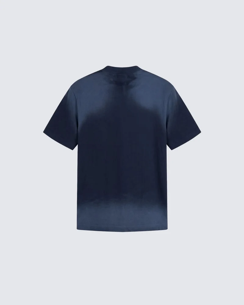 American Retro Distressed Number Print T-Shirt