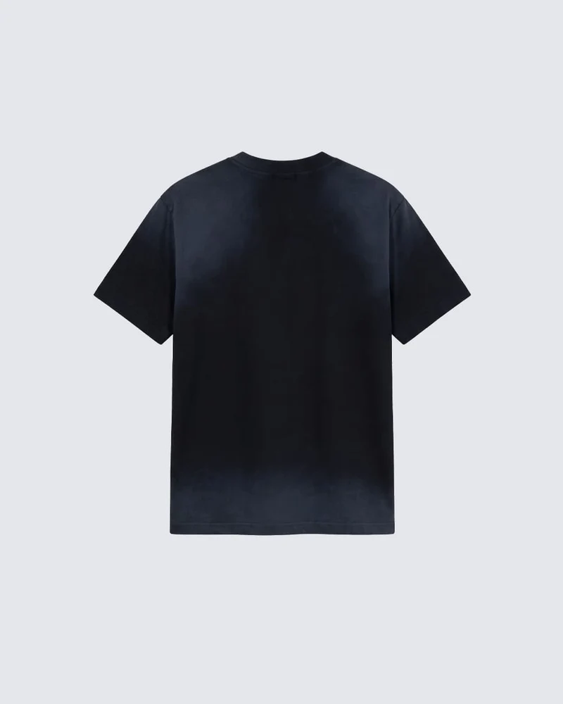 American Retro Distressed Number Print T-Shirt