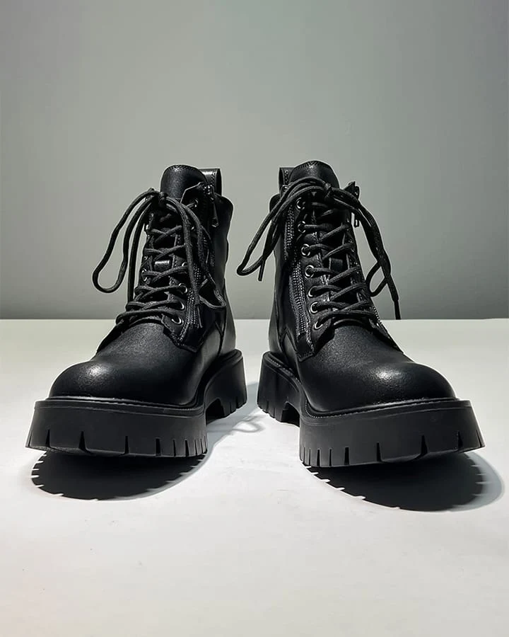 Side-Zip Workwear Martin Boots New
