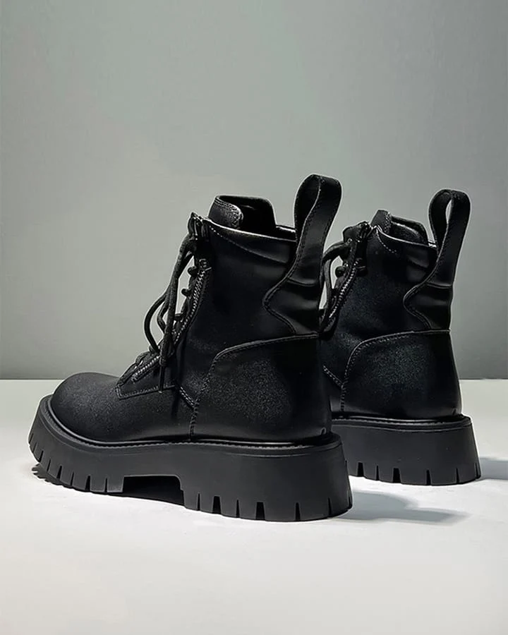 Side-Zip Workwear Martin Boots New