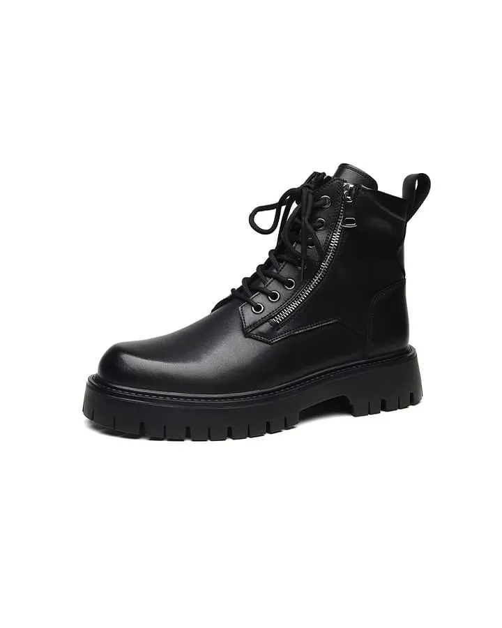 Side-Zip Workwear Martin Boots New