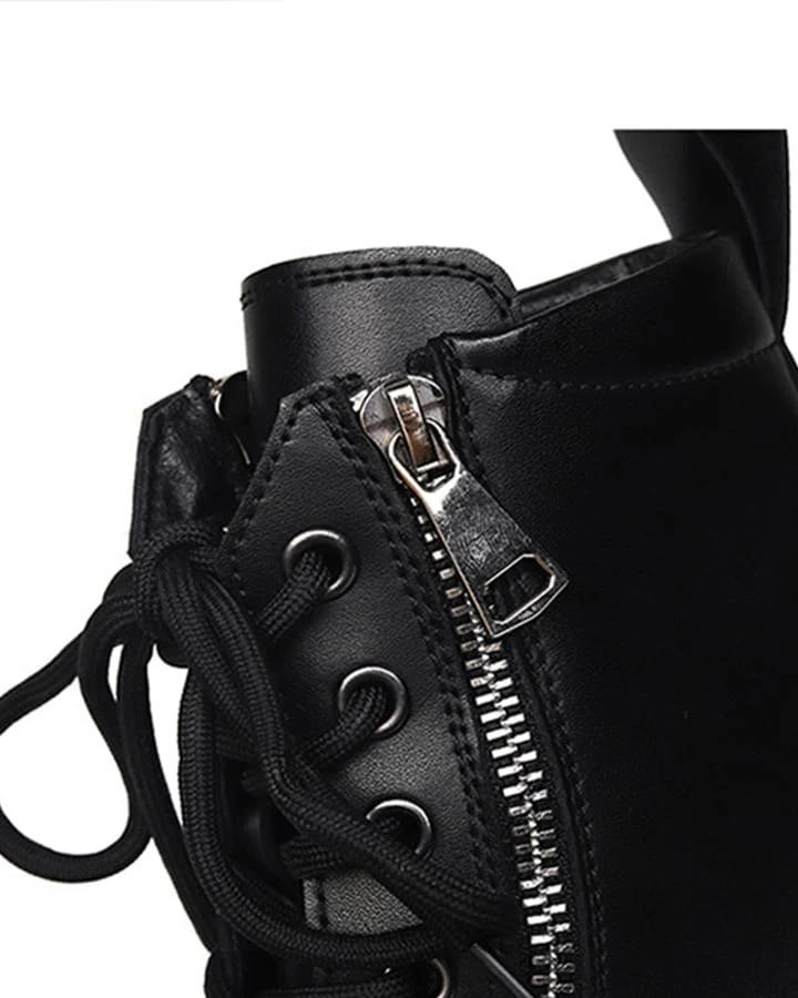 Side-Zip Workwear Martin Boots New