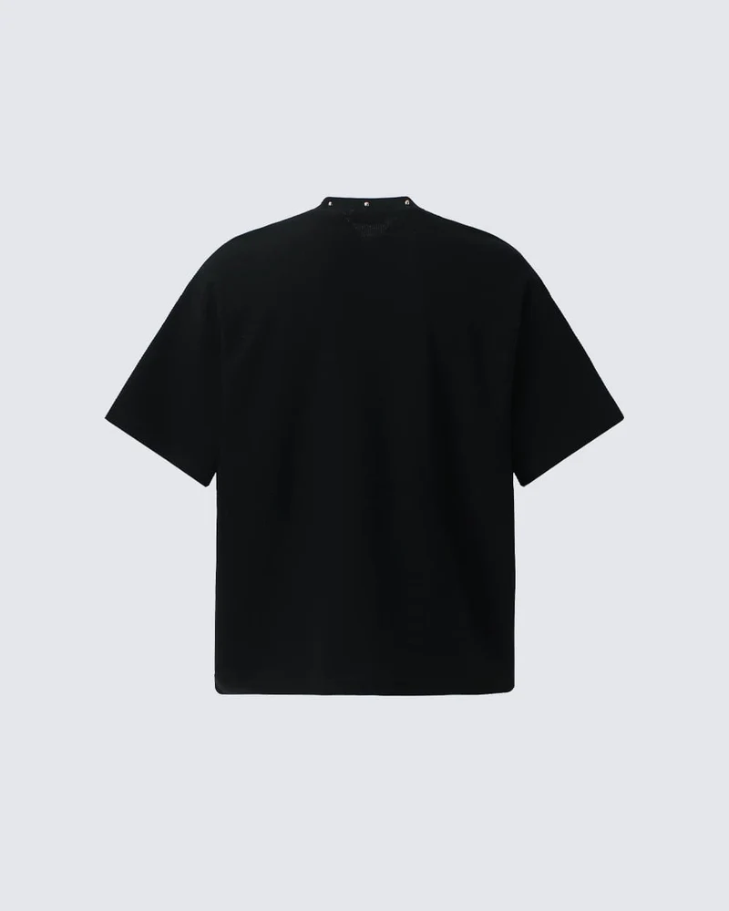 American Retro Studded Print Fashion T-Shirt