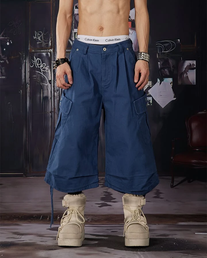 Street New Utility Wide-Leg Shorts