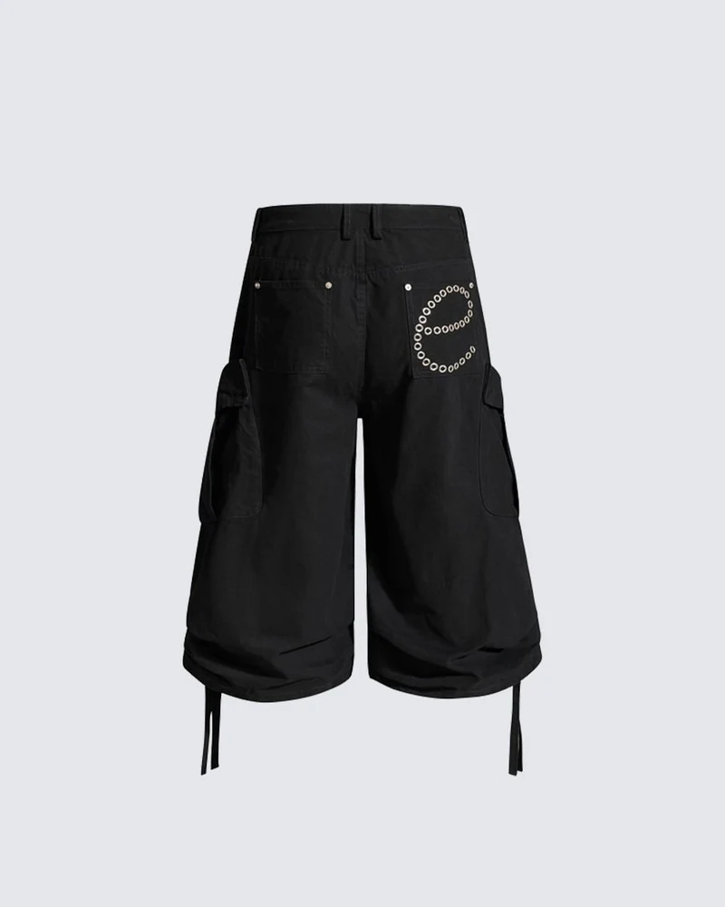 Street New Utility Wide-Leg Shorts