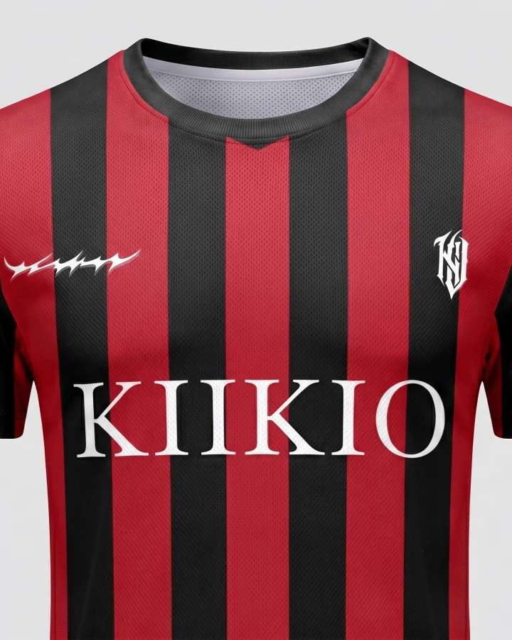 Vintage Striped Sport Soccer Jersey