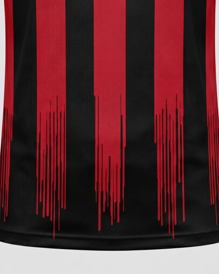 Vintage Striped Sport Soccer Jersey