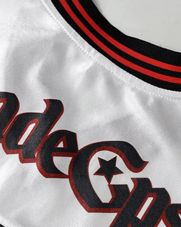 Vintage Star Number Mesh Jersey Tee