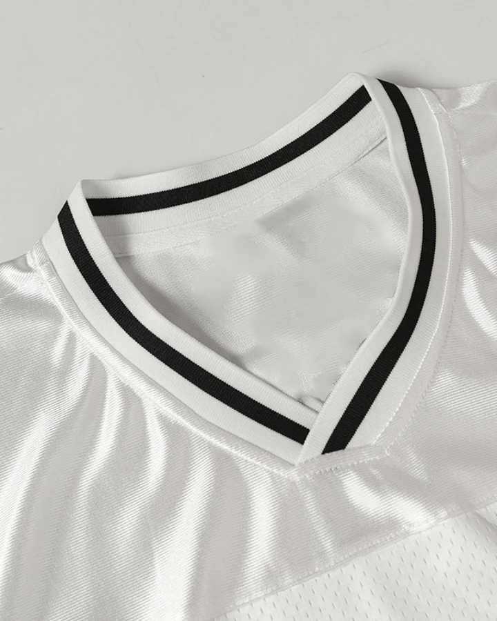 Gothic Number Mesh Jersey Tee