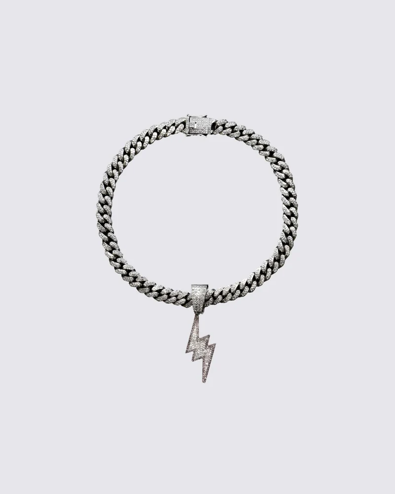 LIGHTNING Series | Pendant Cuban Chain Necklace