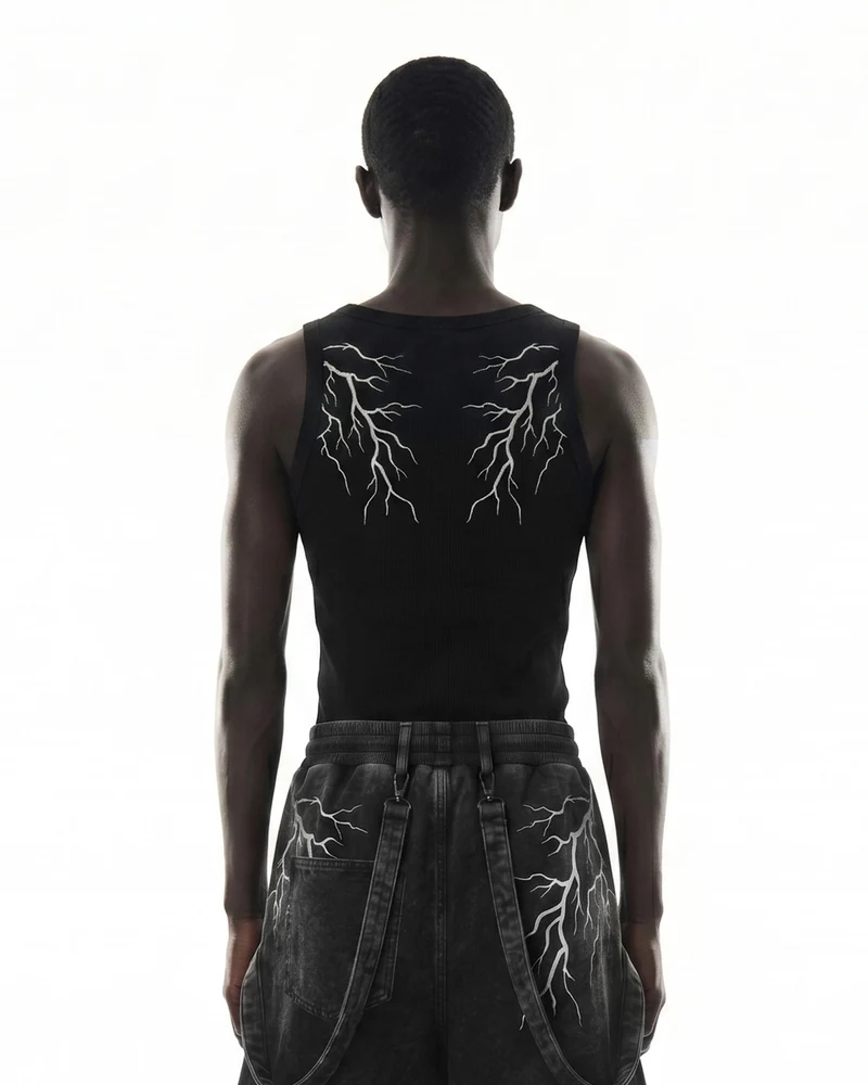 LIGHTNING Series | Street Style Ribbed Tank Top