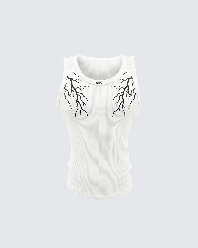 LIGHTNING Series | Street Style Ribbed Tank Top