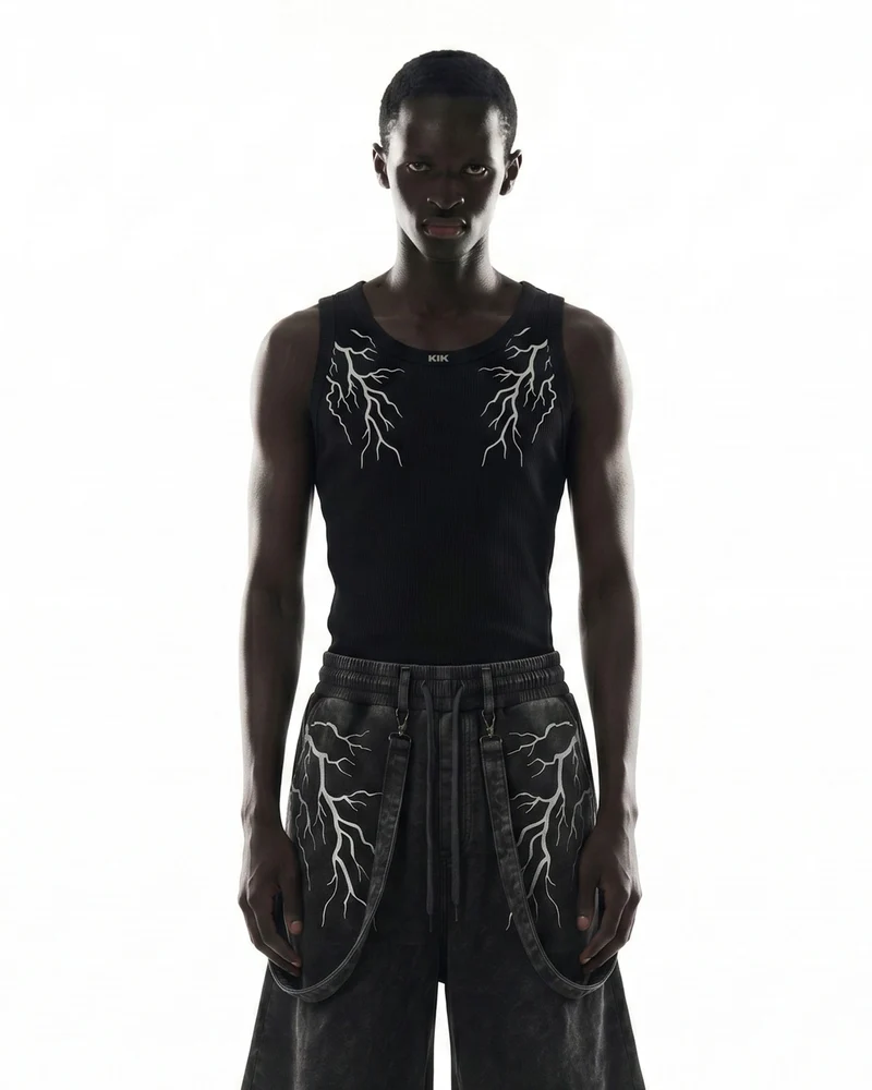LIGHTNING Series | Street Style Ribbed Tank Top