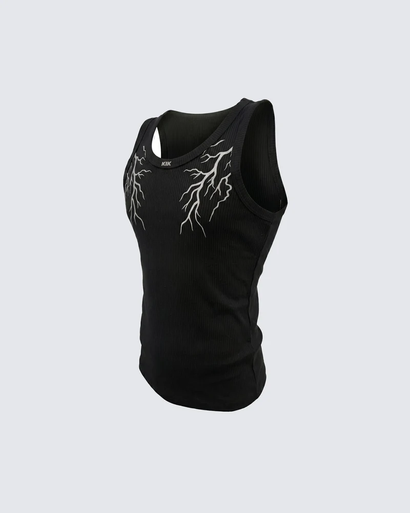 LIGHTNING Series | Street Style Ribbed Tank Top